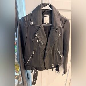 Zara leather jacket